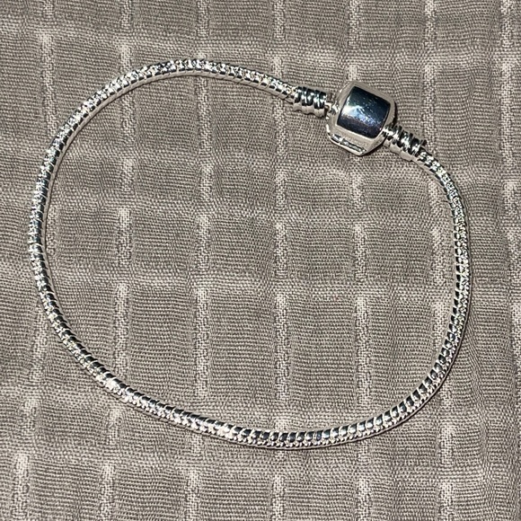 Chamilla-Style Bracelet with 3 Charms Silver in color - Picture 9 of 10